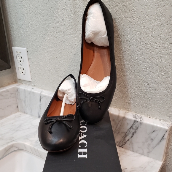 Coach Shoes - Black flats